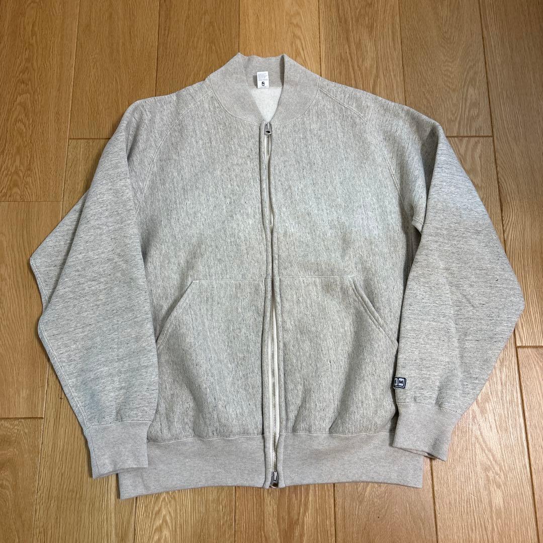 【最終価格】ENDS and MEANS Zip Rib Neck Sweat