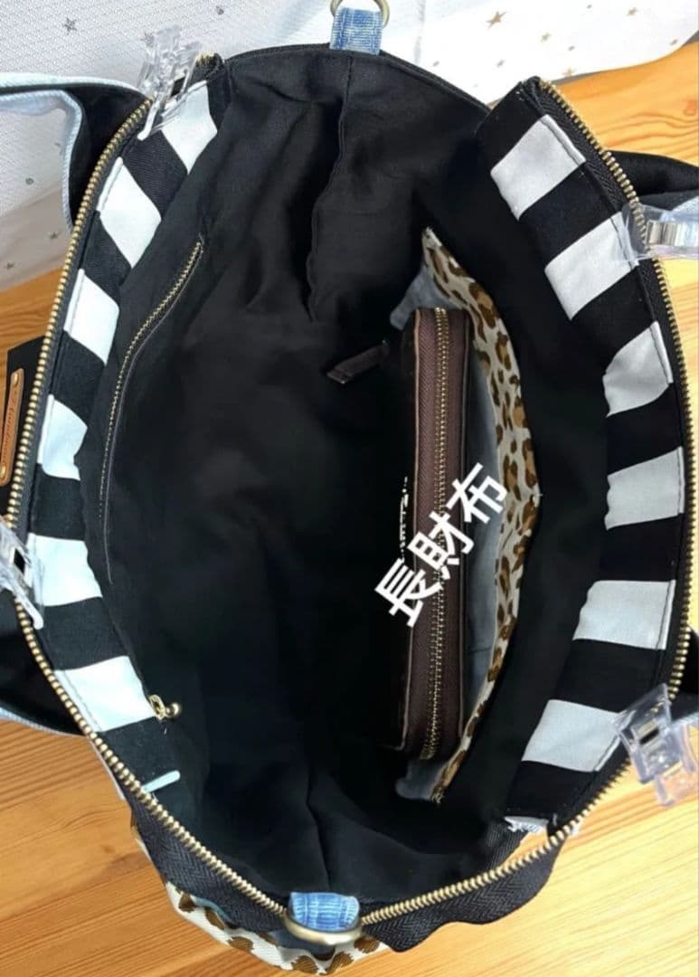 yuデニムリメイクバッグ（L）No.837 ☆バッグ（S）No.852