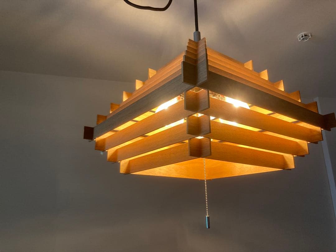 木製　天井照明　匠　木漏れ日