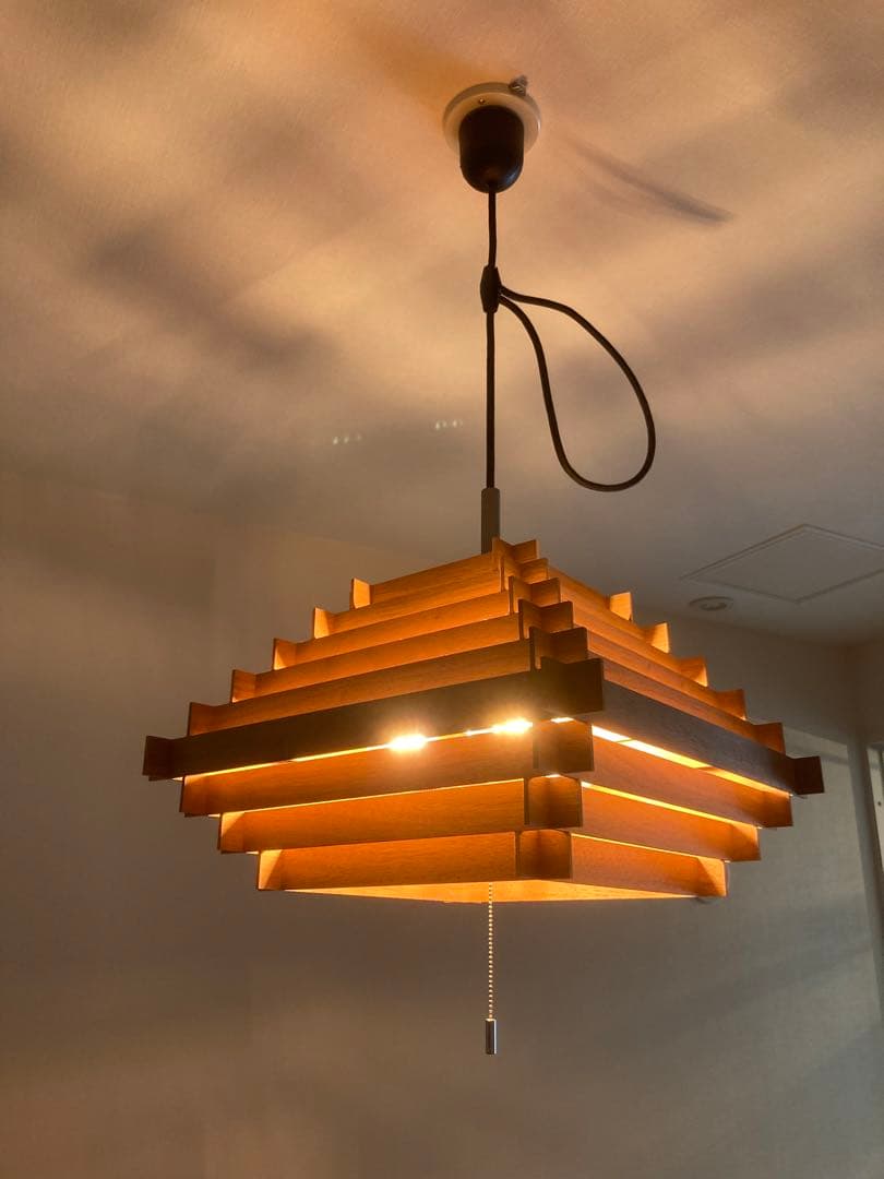 木製　天井照明　匠　木漏れ日