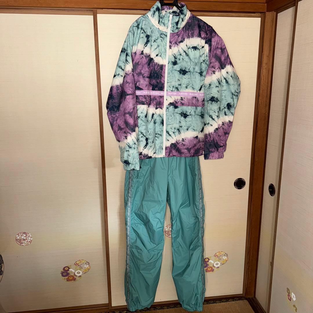 BURTON メルタージャケット＆パンツ 上下セット　スノーボードウェア白紫