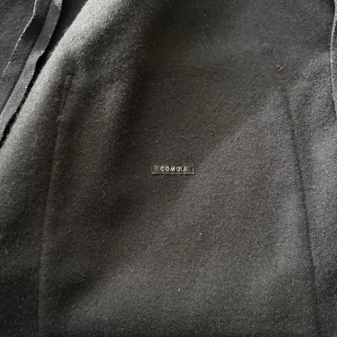 COMOLI メルトンフーデッドコート size2