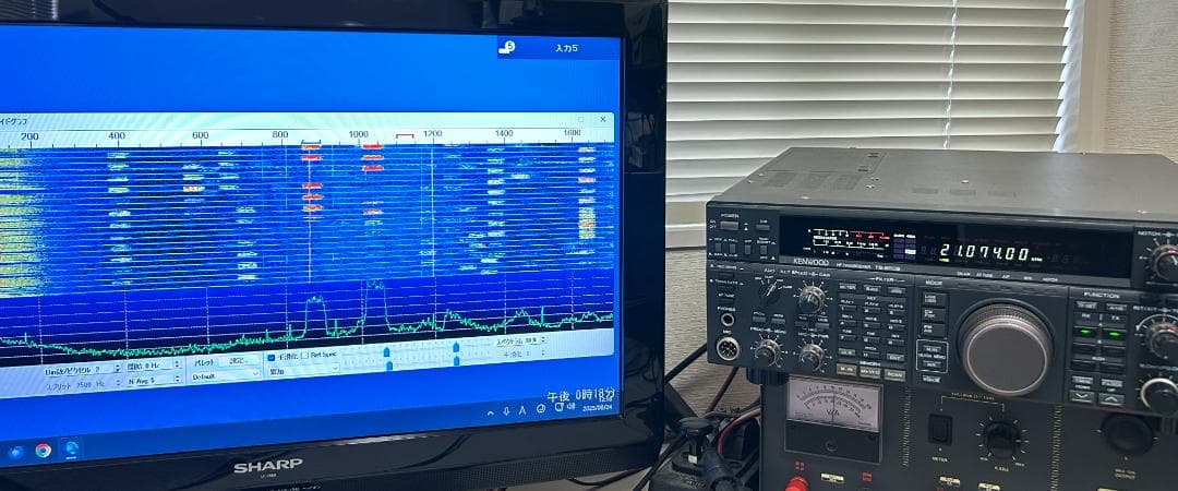 し*な様 TS-850SでFT8等デジタル通信スタートセット