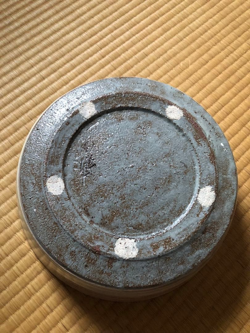 粉引　平水指　小川哲男　氏作　共箱入