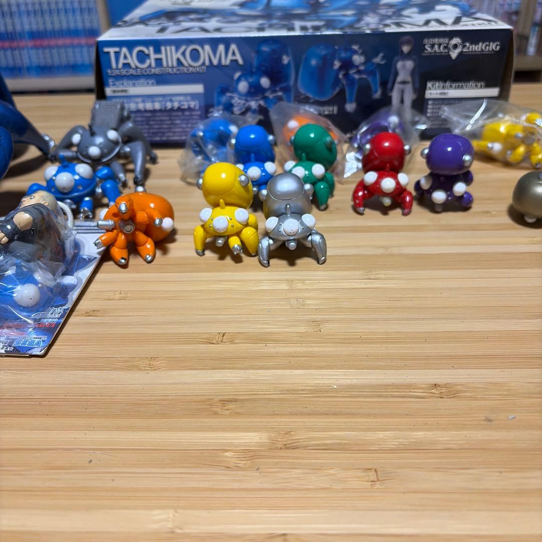 攻穀機動隊　トレーディングフィギュアとプラモデルセット