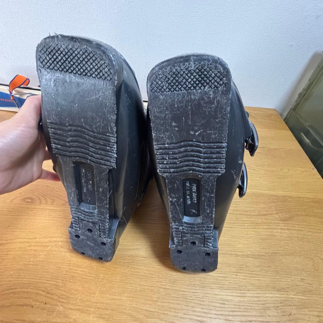 メンズ　ショートスキー　ファンスキーセット　サロモン　27-27.5cmブーツ付