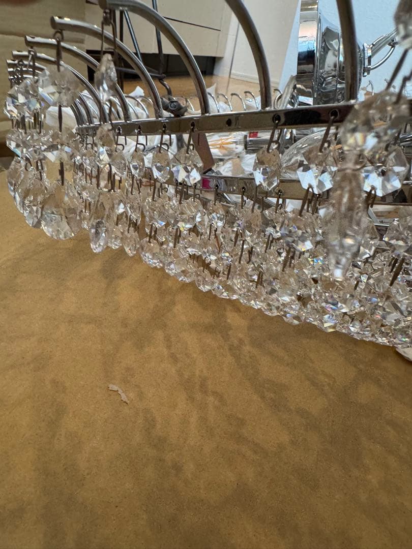 @kinnik❤︎ クリスタルシャンデリア 多層構造