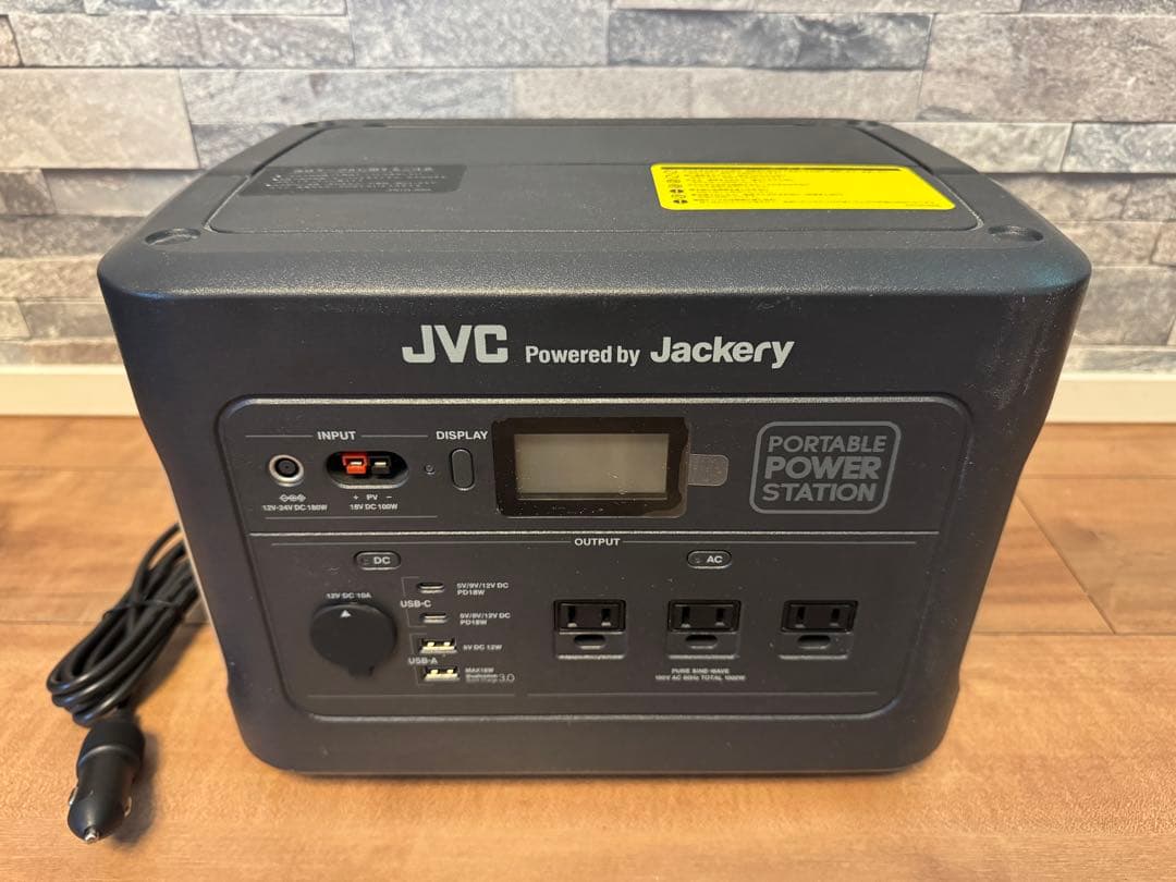 極美品⭐︎JVC Jackery ポータブル電源 キャンプ車中泊 BN-RB10