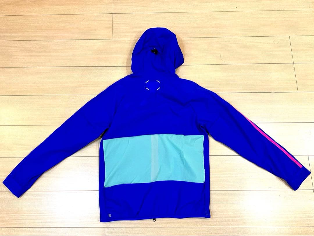 アディダス ADICROSS カラーブロック フルジップフーディージャケット