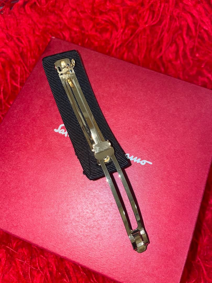 Salvatore Ferragamo ブラック ヘアクリップ