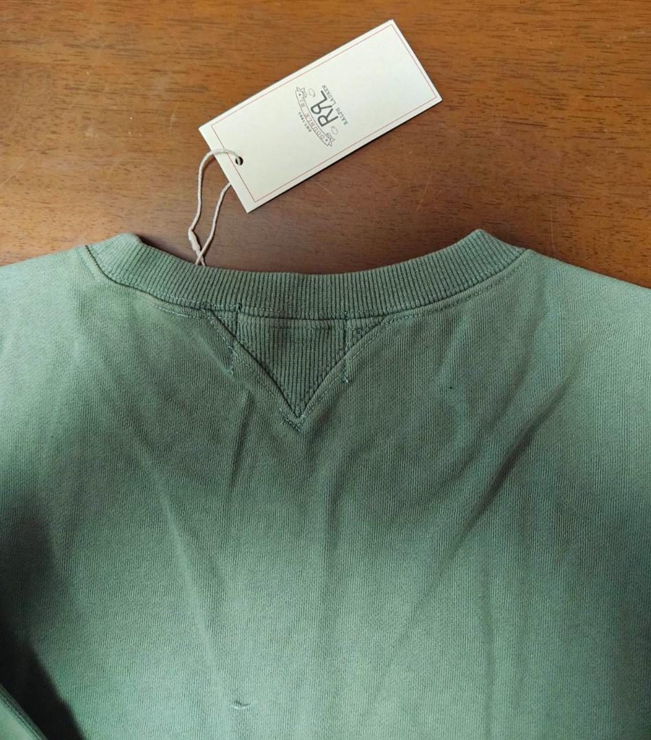 hirosu6966　DOUBLE RL オリーブグリーン スウェットXL