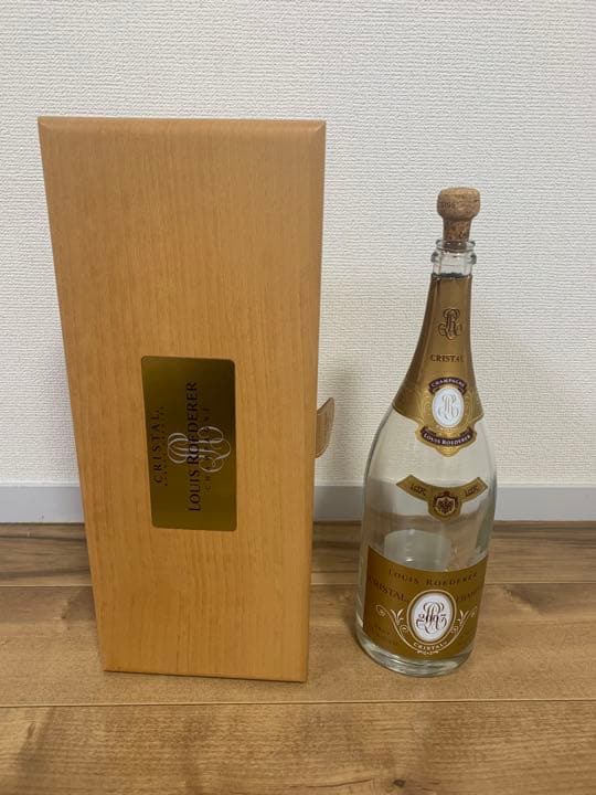 ルイ・ロデレール クリスタル　空瓶,木箱