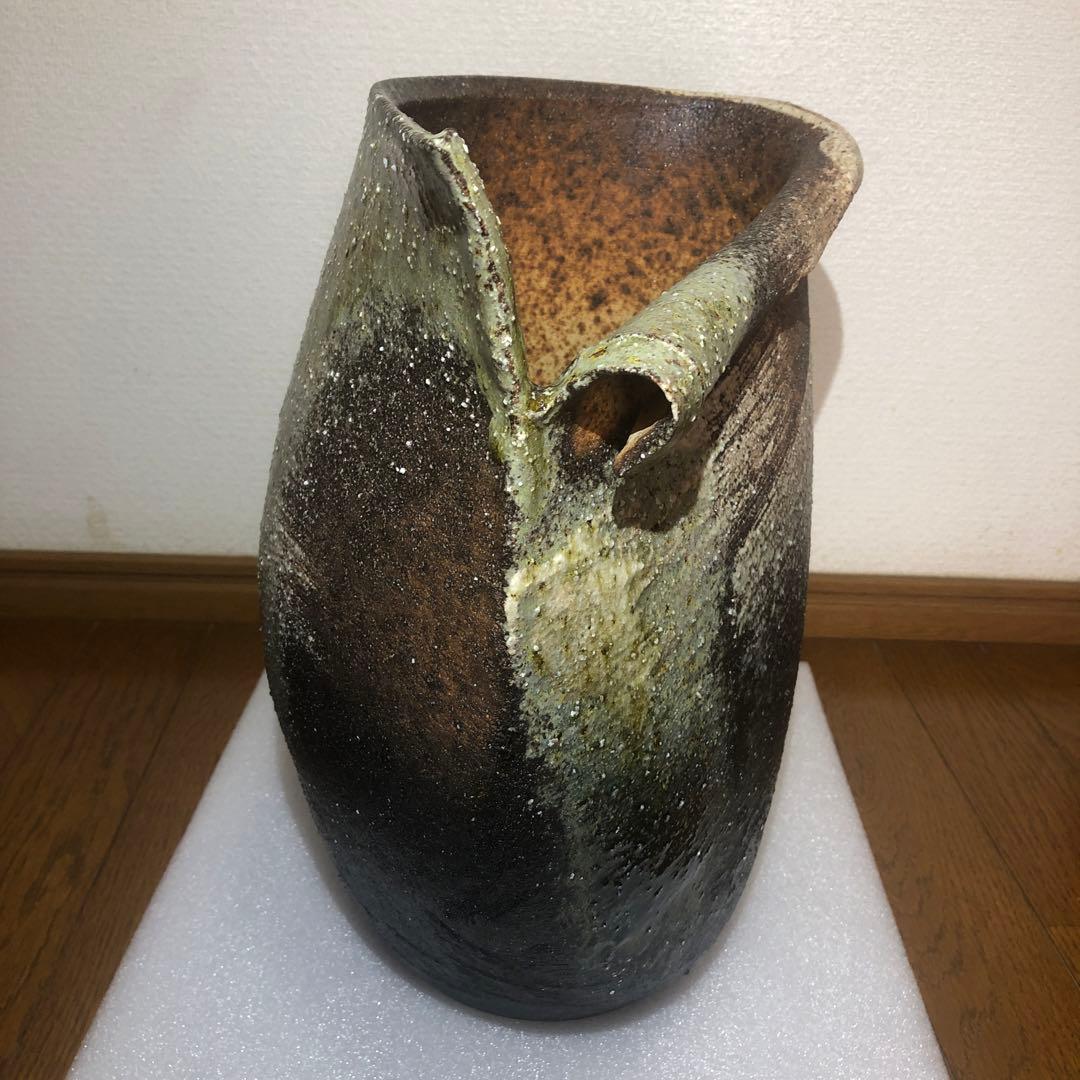 花瓶　陶器　花器　信楽焼　華道　いけばな