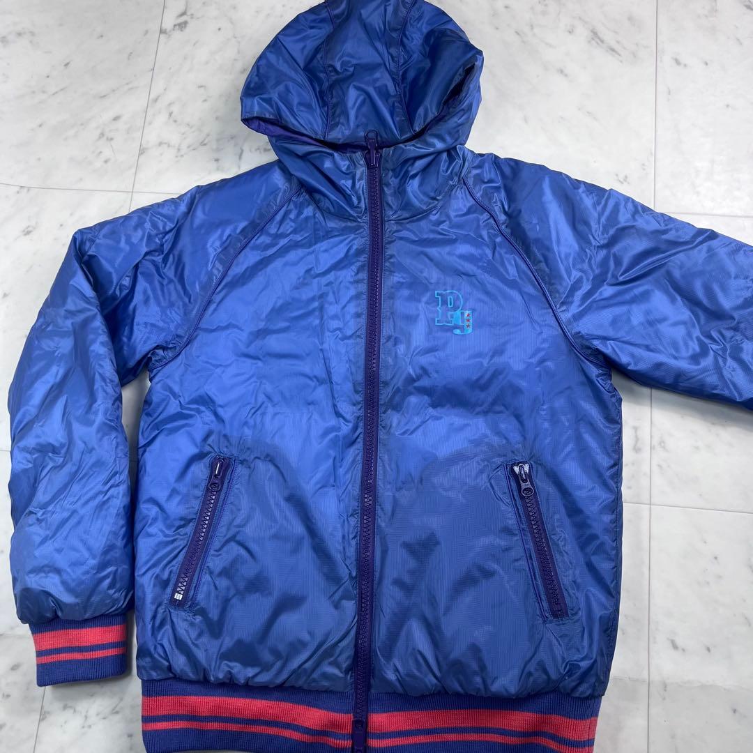 パーリーゲイツ ダウンジャケット サイズ1 M リバーシブル ネイビー 紫