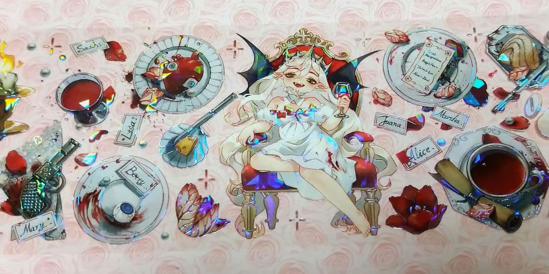 J658＃受害者名单(贝壳光)studiovi切り売り海外人物マステ女の子