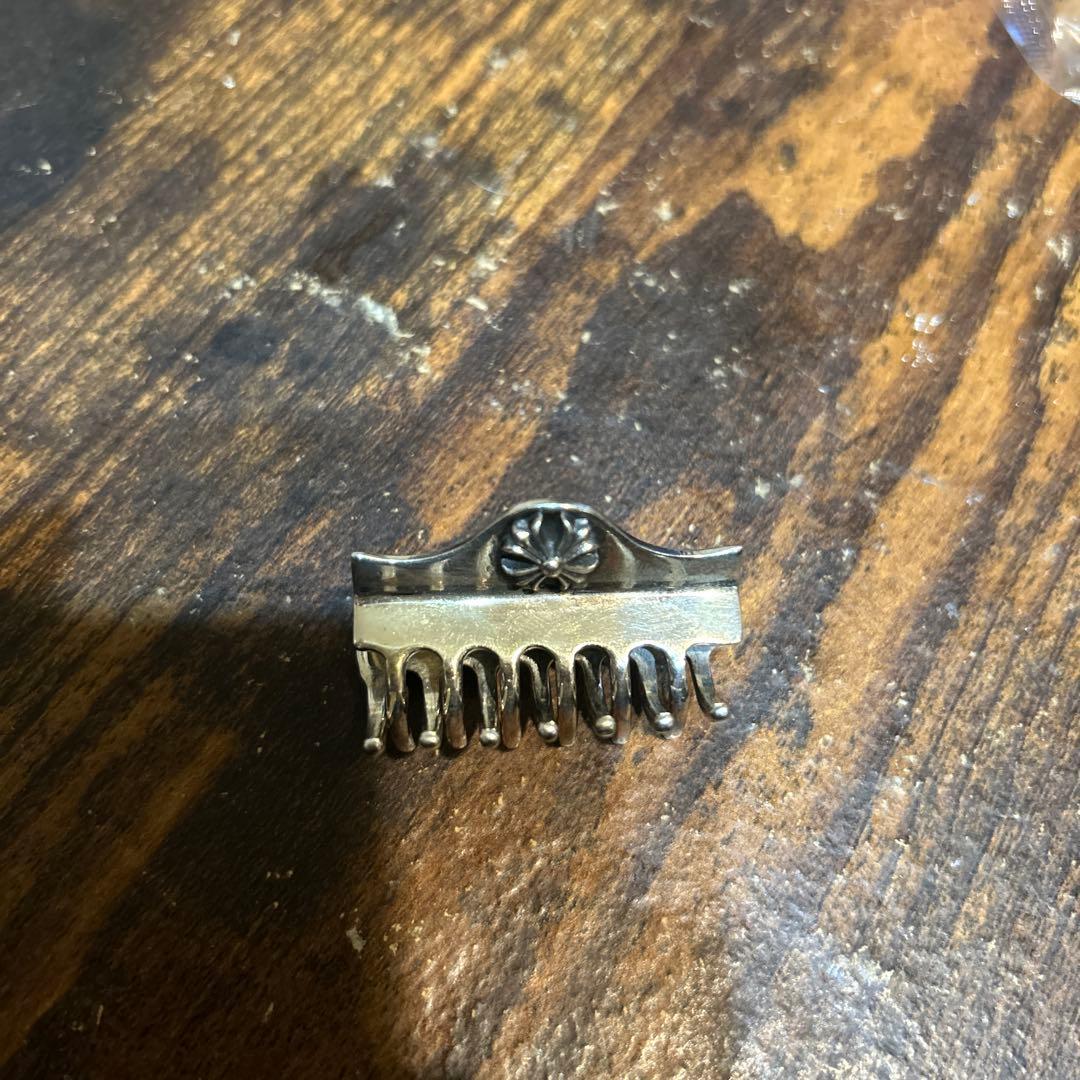 Chrome Hearts CHクロス ヘアクリップ シルバー