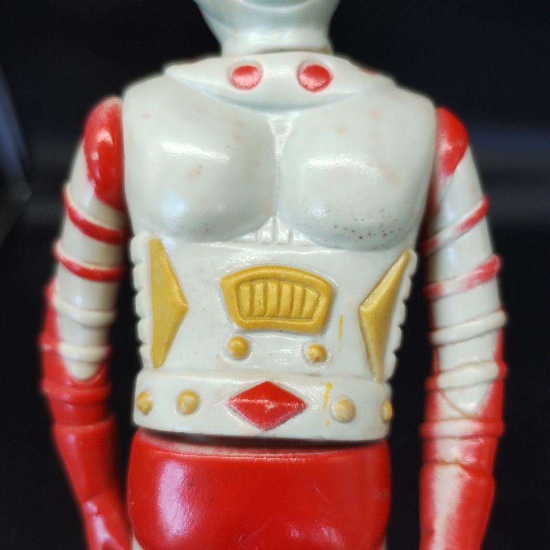 万創　ジャンボーグエース　当時物　美品　昭和レトロソフビ 希少　約20cm