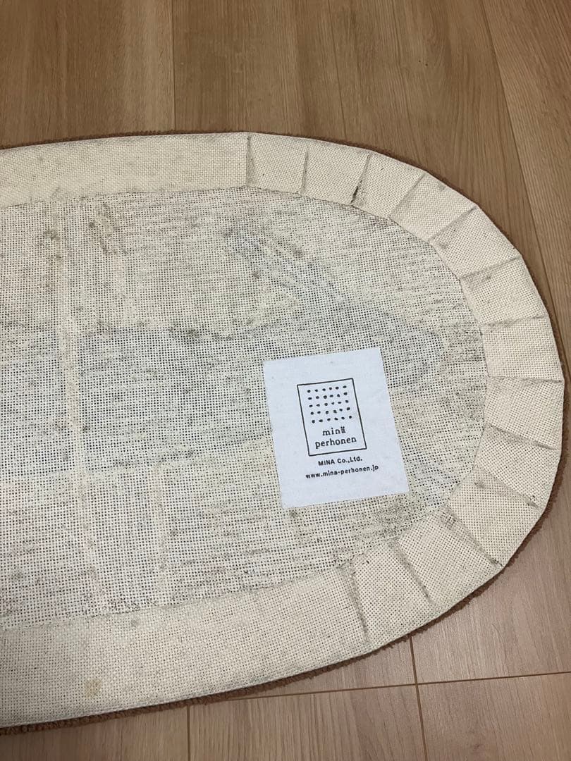 ミナペルホネン　ラグ　run run run