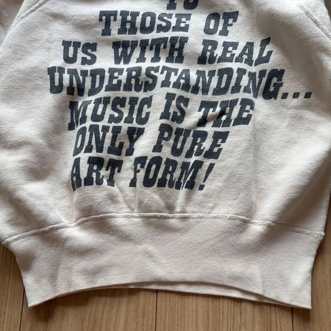 60s スプルース スヌーピー シュローダー スウェット ベージュ 両面プリント