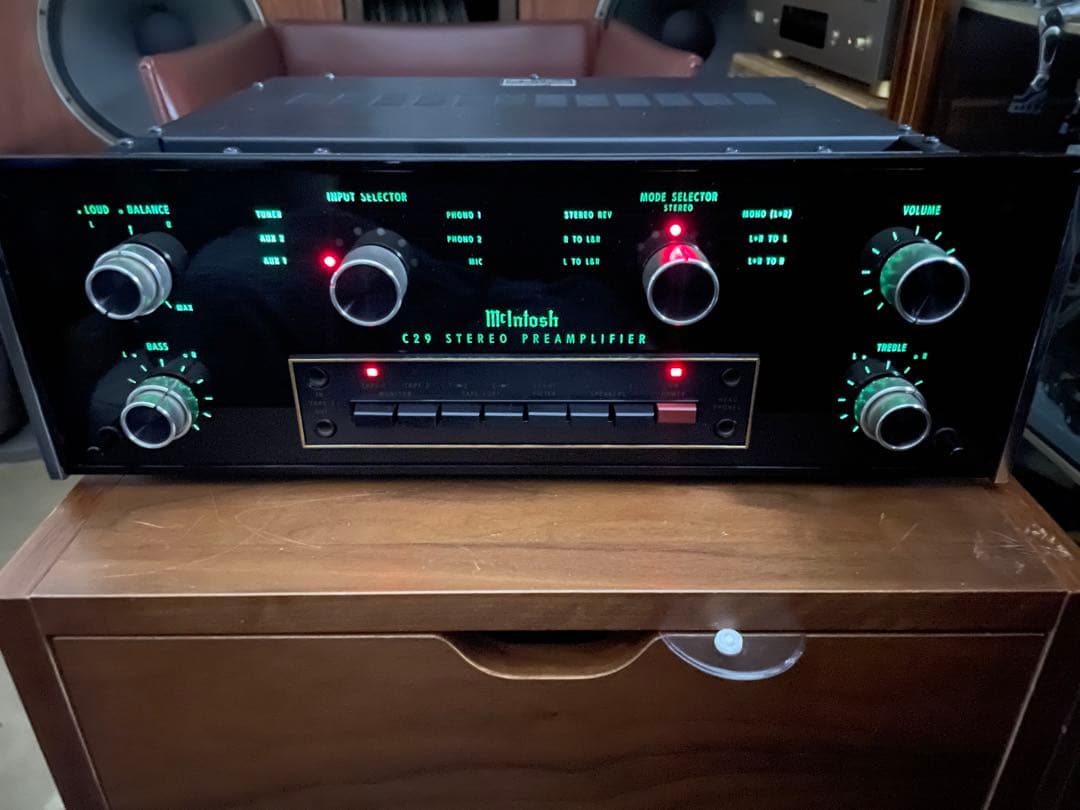 極美品　完動品　McIntosh C29 ステレオプリアンプ 本体