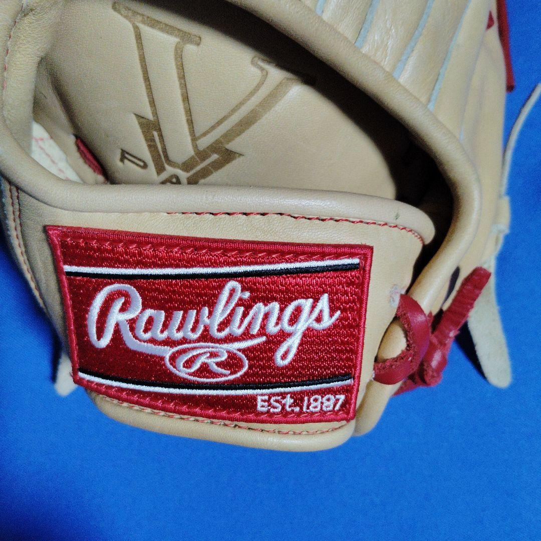 ローリングス 軟式グローブ ベージュ/赤12．5インチR9シリーズ