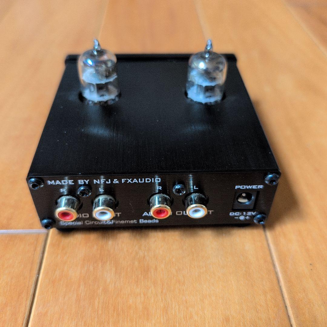 【美品】FX-AUDIO TUBE-01 & FX202A本体　RCA管付き