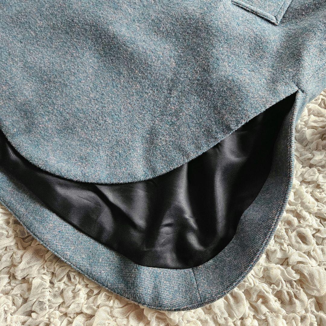 y*o様 CITEN スタンドカラー ポンチョ ブルー