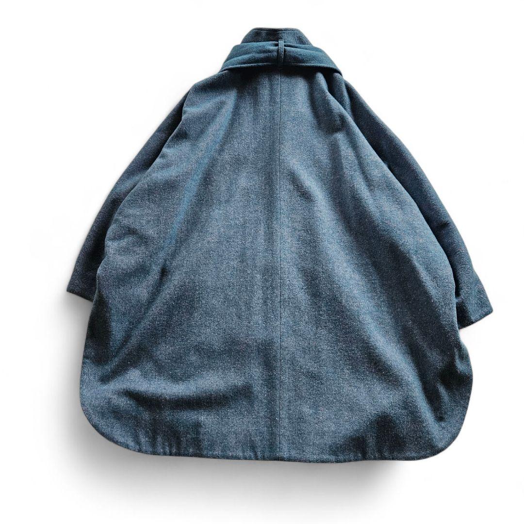 y*o様 CITEN スタンドカラー ポンチョ ブルー