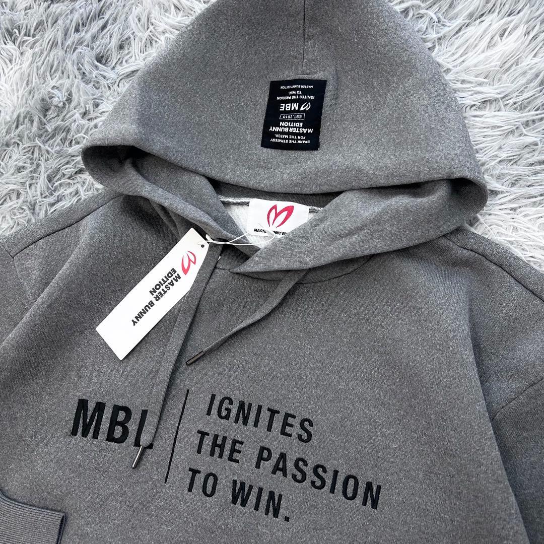 新品　マスターバニーエディション　パーカー　フーディ　プルオーバー　グレー　7