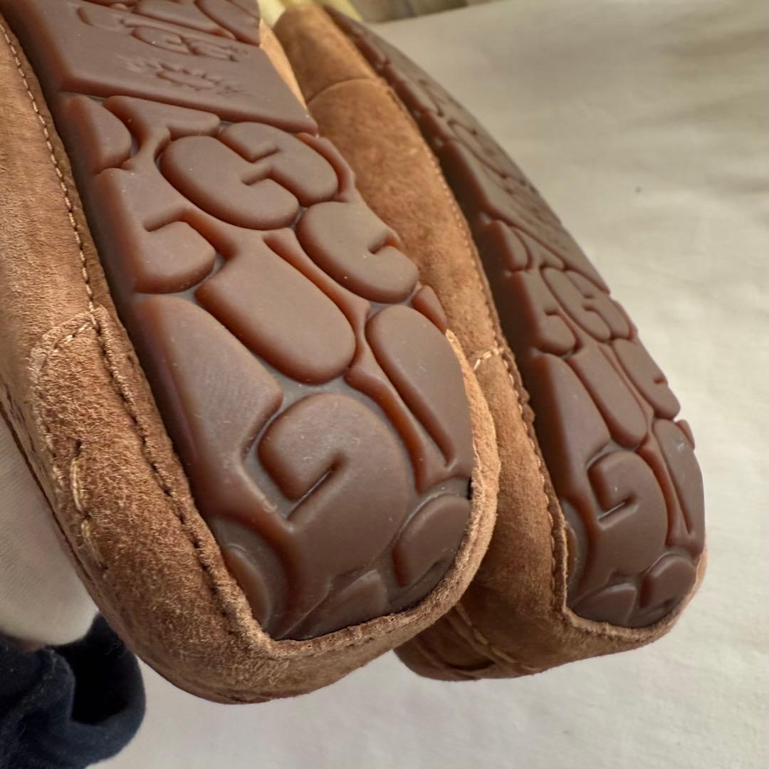新品 未使用 UGG ブラウン モカシン 24cm