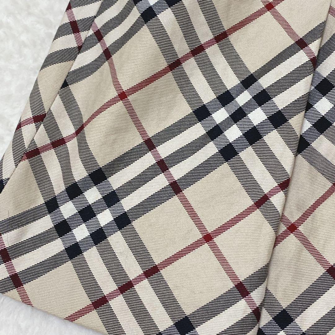 希少バーバリーブルーレーベル　ワンピース　ノバチェック ベージュ　36