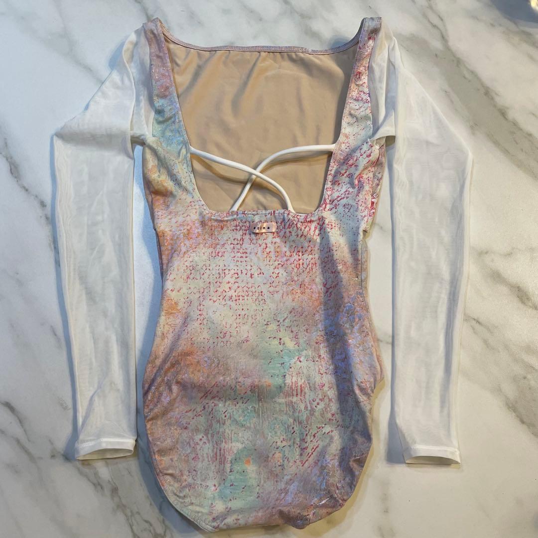 【美品】stina♡マーメイド　長袖レオタードP