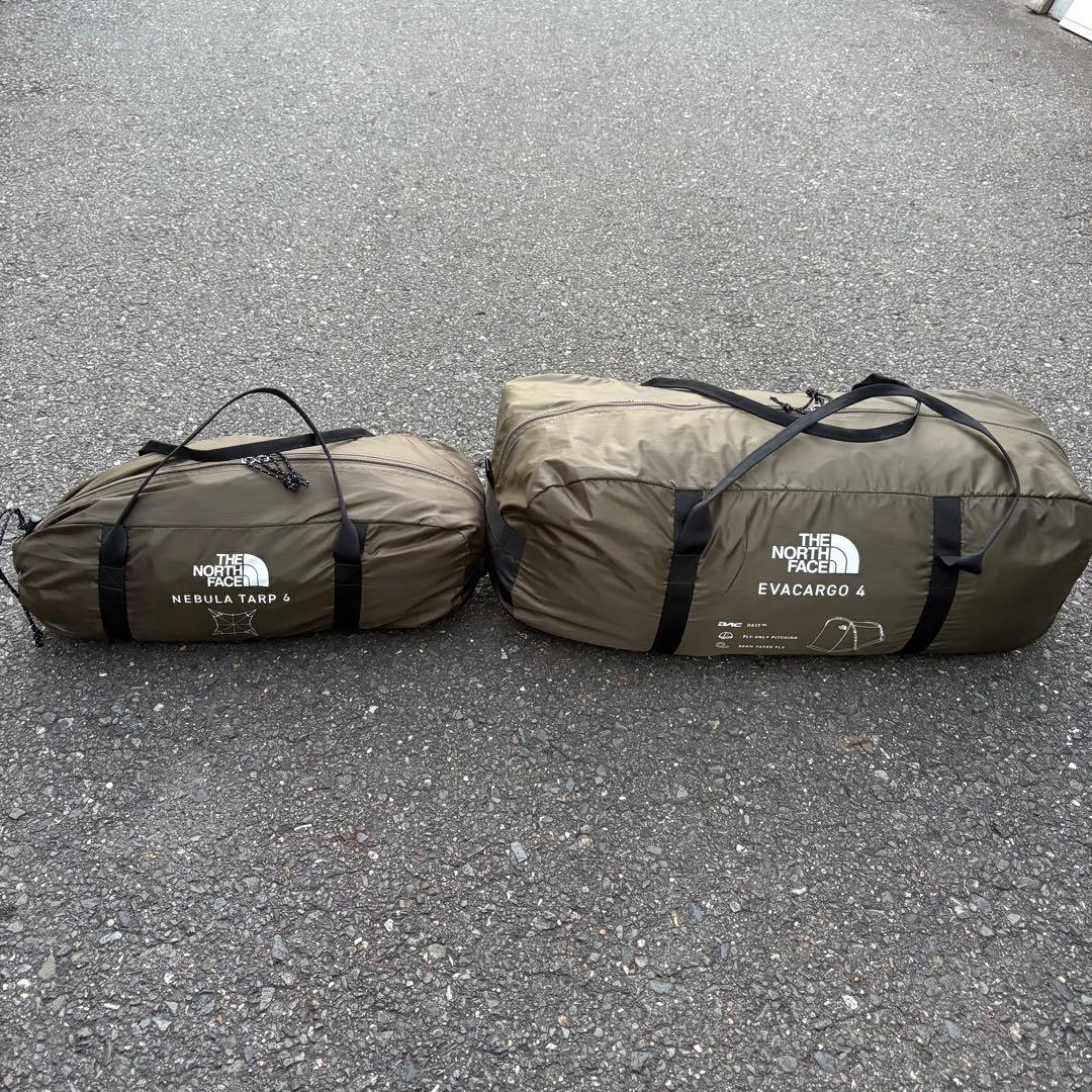 【セット】ノースフェイス エバカーゴ4 × ネブラタープ6