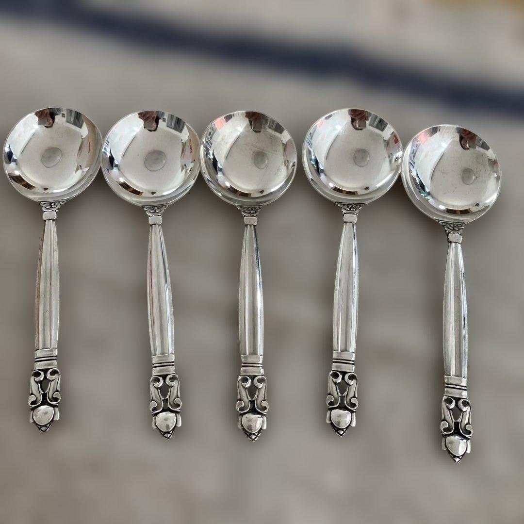 ジョージジェンセン　13cmスプーン 5本セット