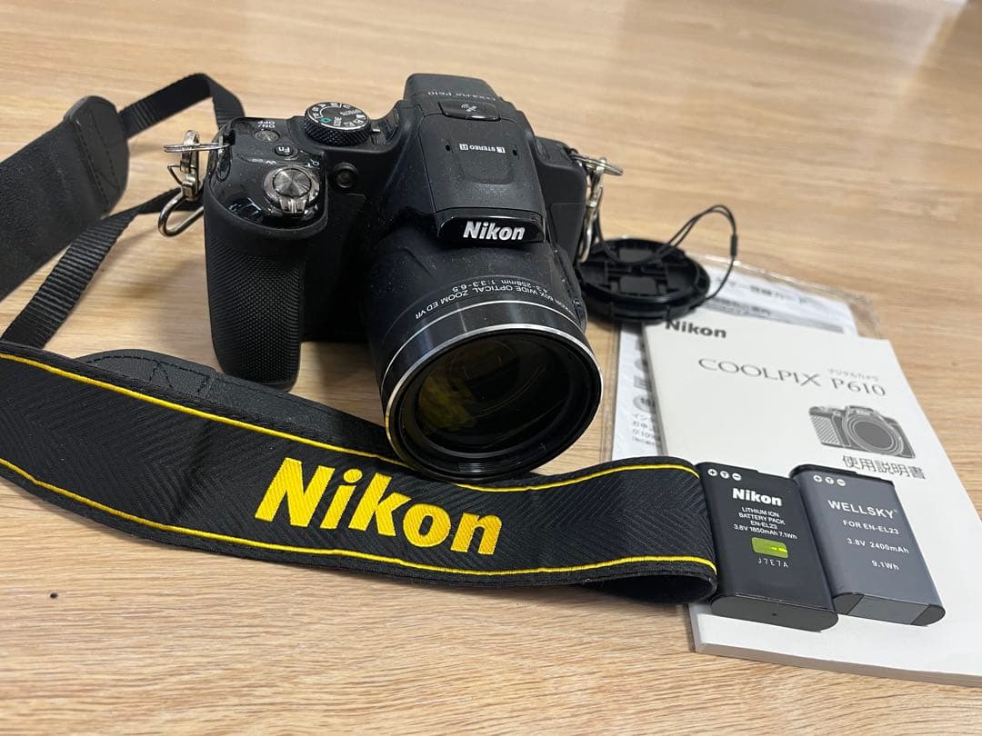 【美品】Nikon COOLPIX P610 バッテリー2個付き