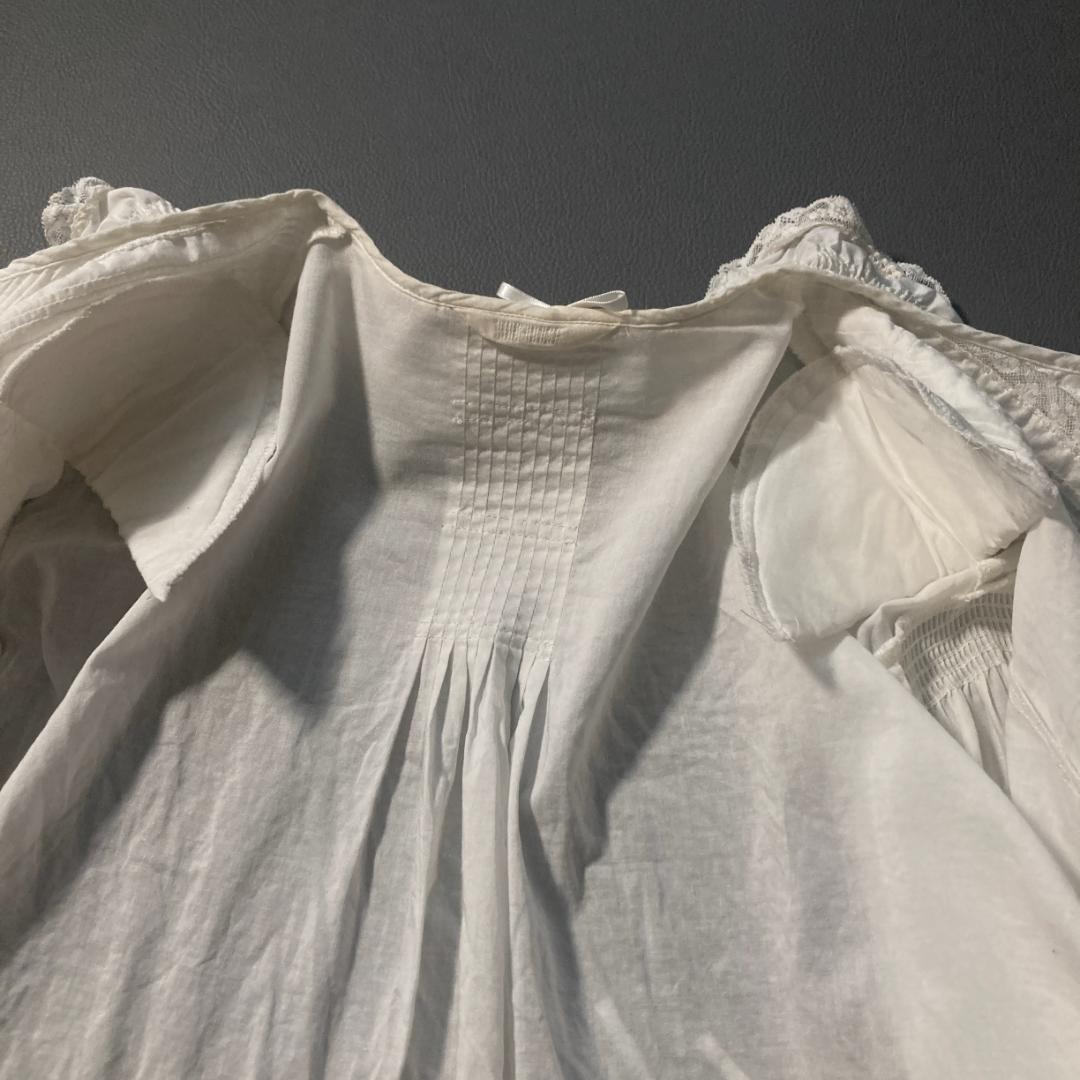 x*x様 【希少ビンテージ】ピンクハウス　綿ローン 長袖ブラウス フリル リボン