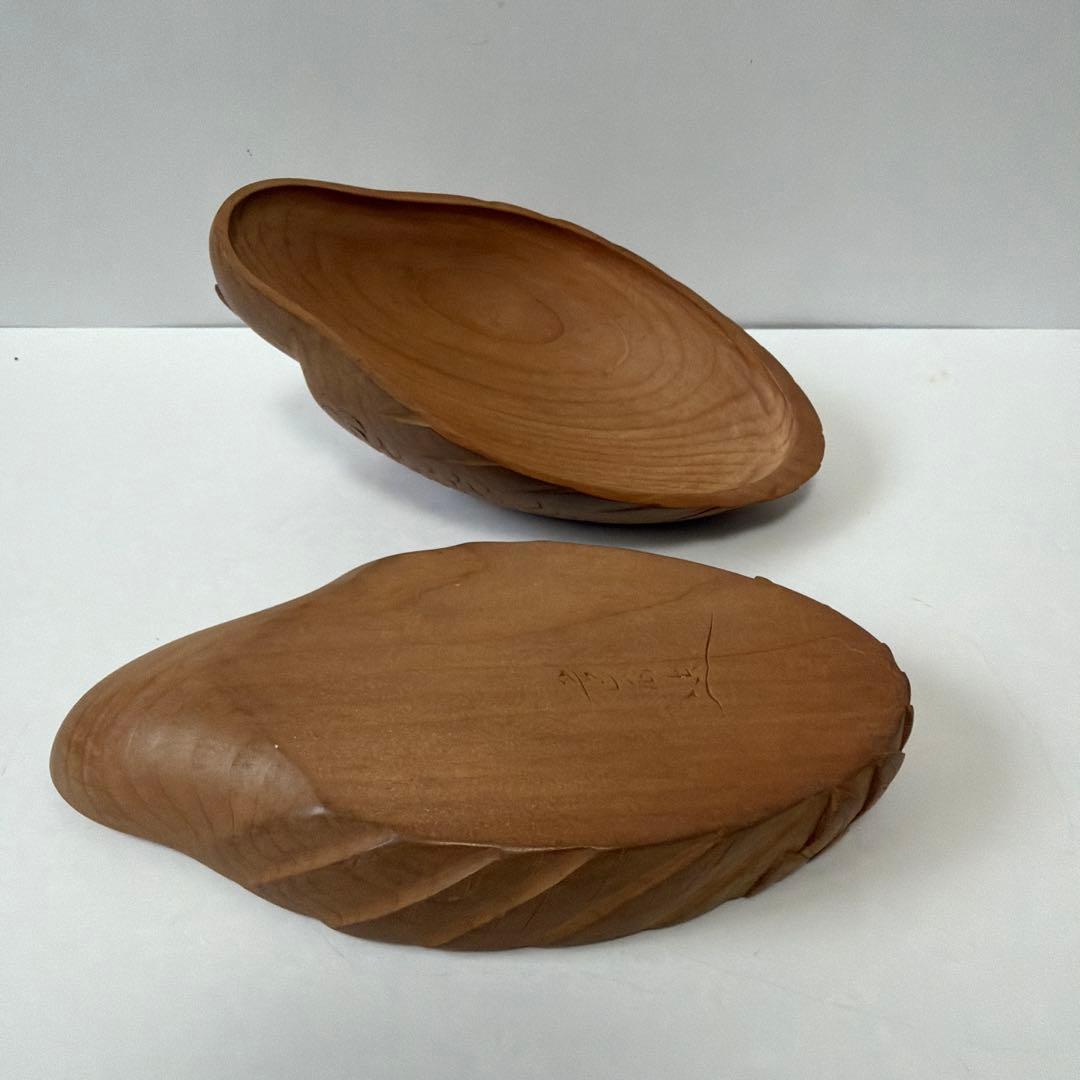 骨董・アンティーク【木彫 「鶴」】