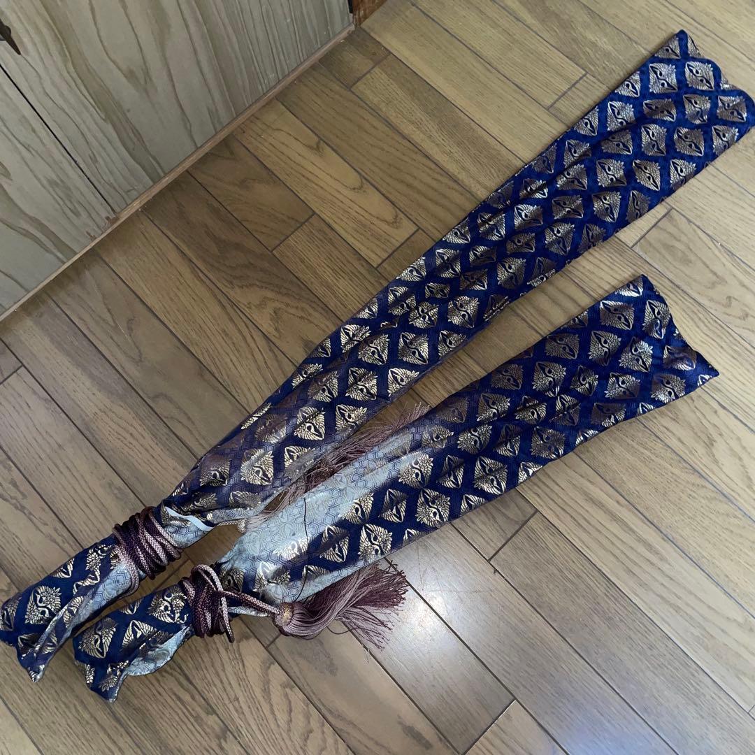 ユ*ン様 武蔵拵 模造刀 大小セット 二十四代藤原兼房作 刀袋・台座付