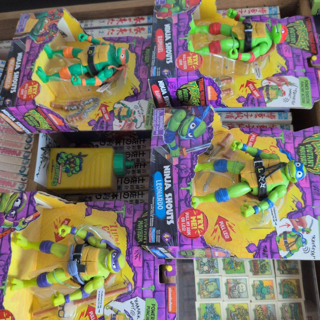 【未開封】トーキングタートルズMAYHEM4体セット