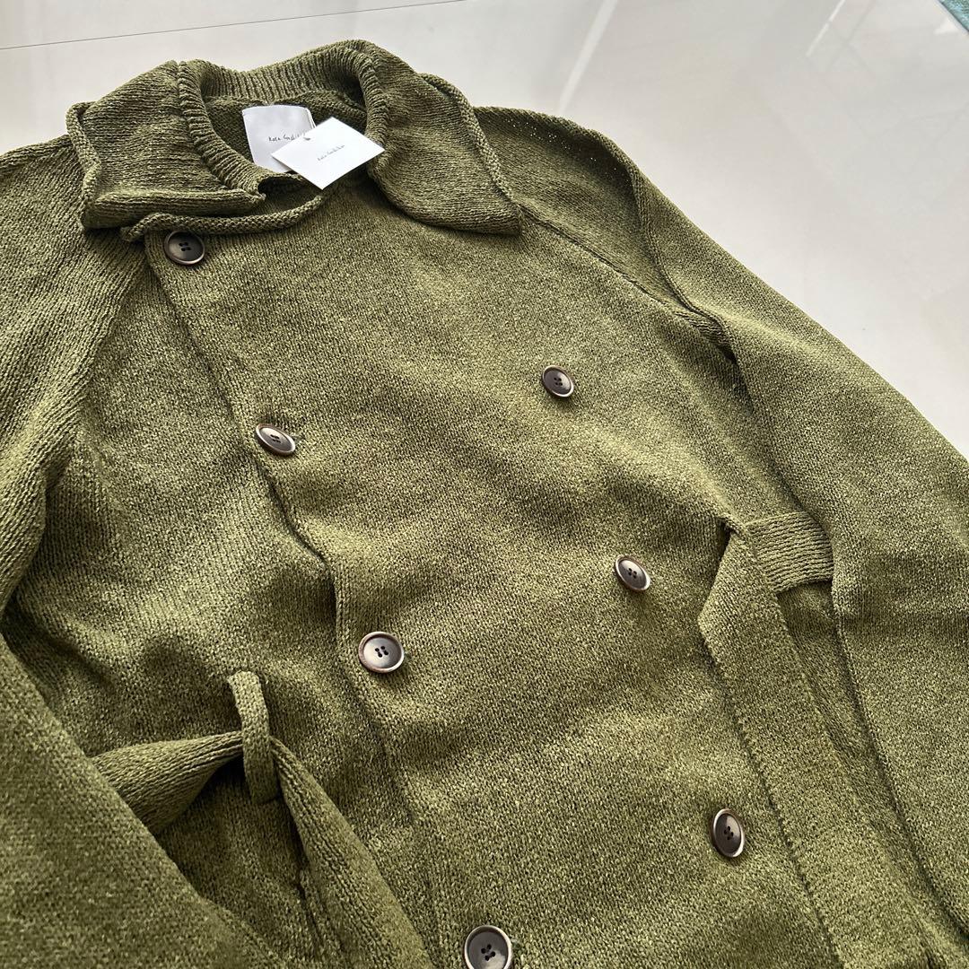 新品　コウタグシケン 和紙ニットトレンチコート