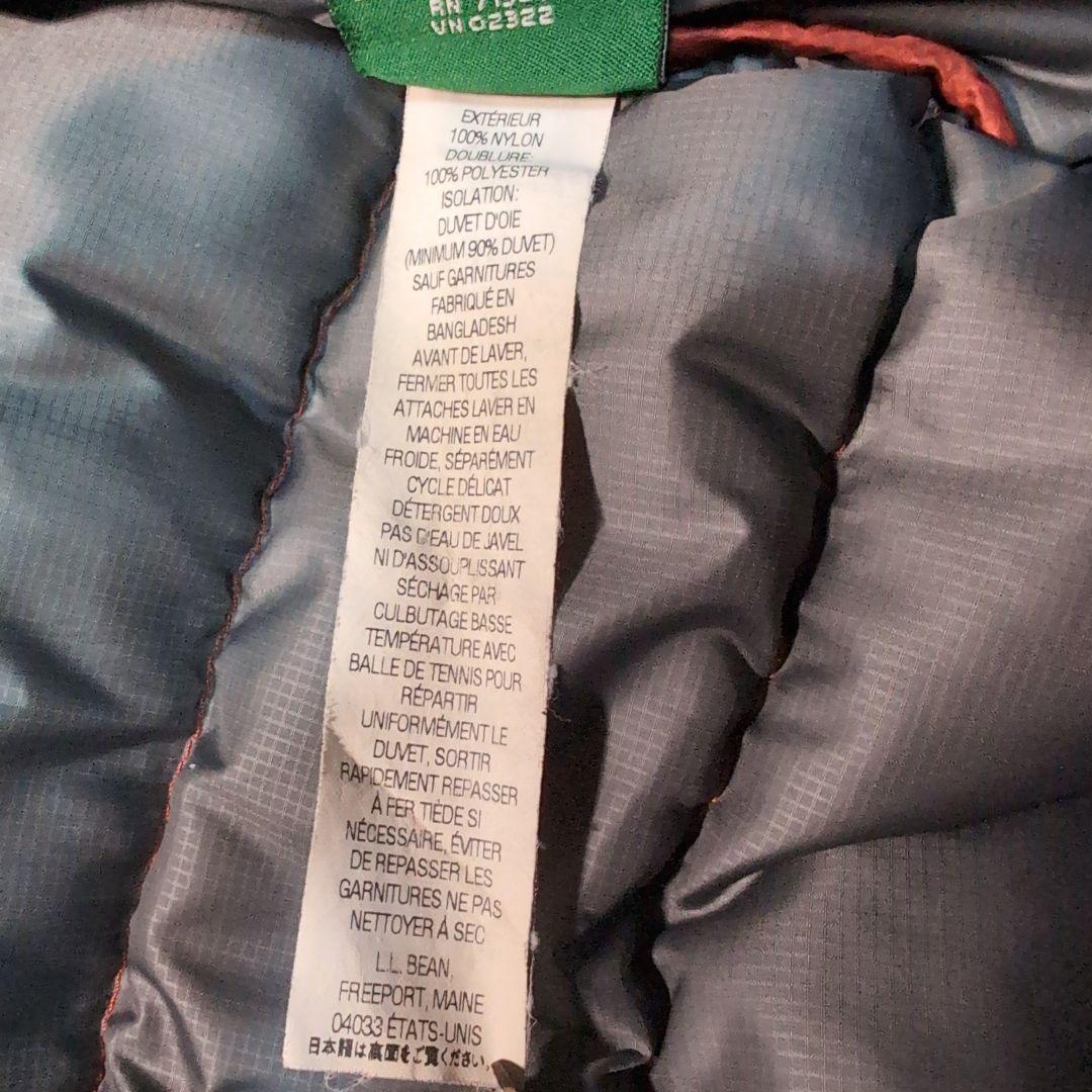 L.L.Bean ビーンズ 850FP ダウンジャケット オレンジ XL y2k