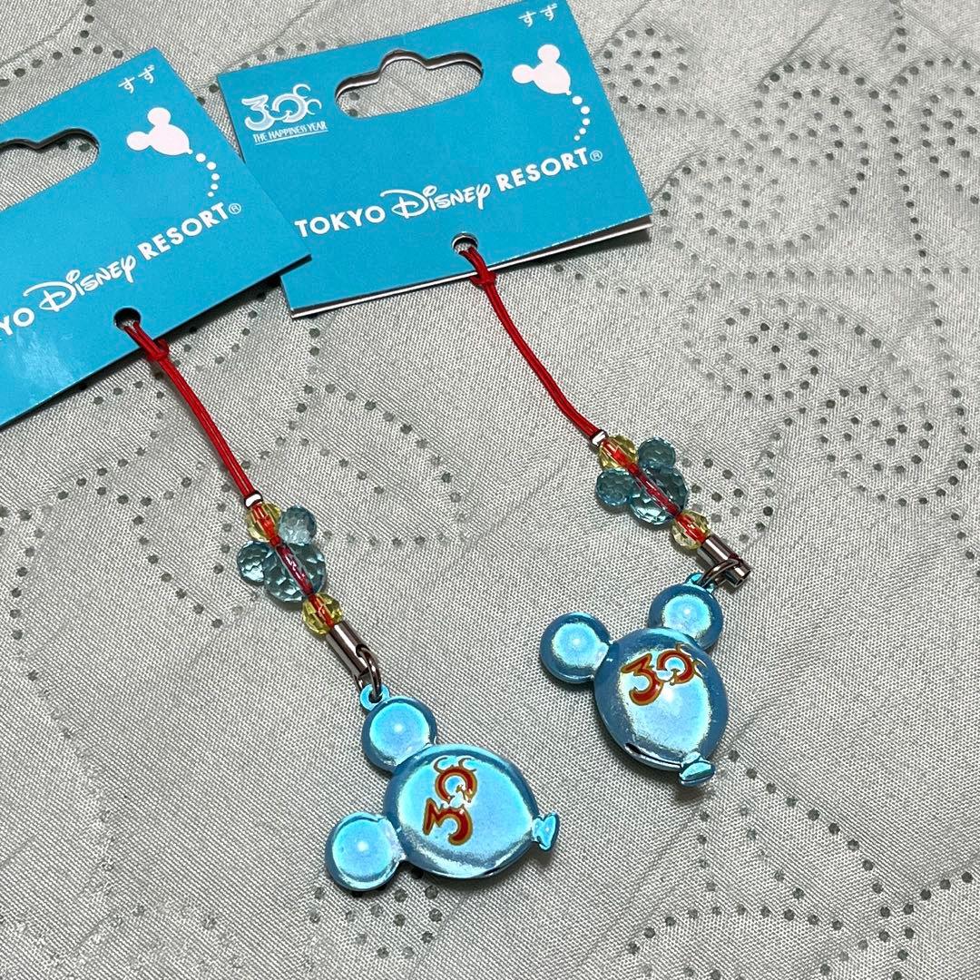 ミッキー&ミニー(根付け)ディズニーリゾート 15点 おまけストラップセット1点