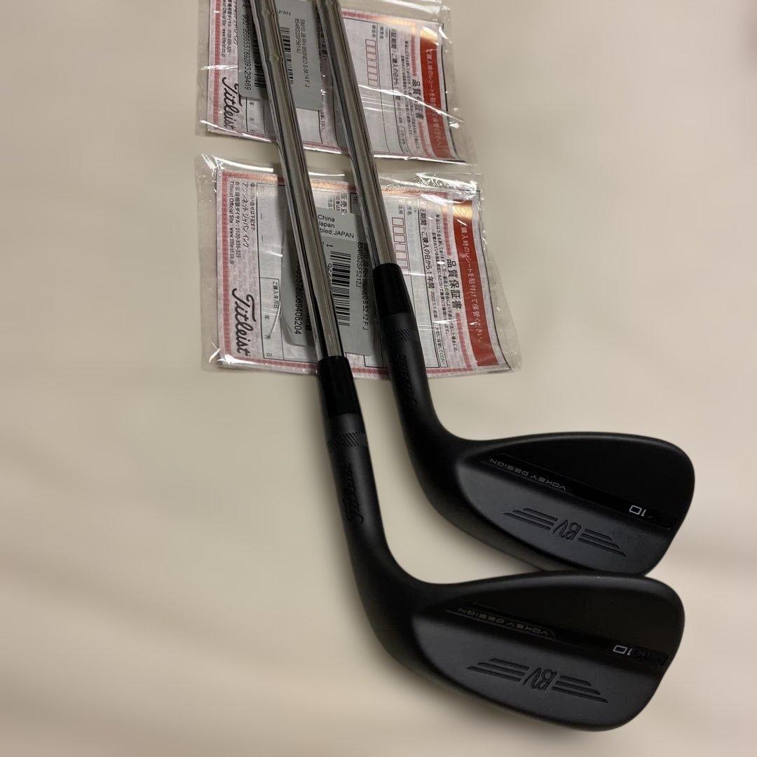 ボーケイ sm10 52° 56° ジェットブラック 中古超美品