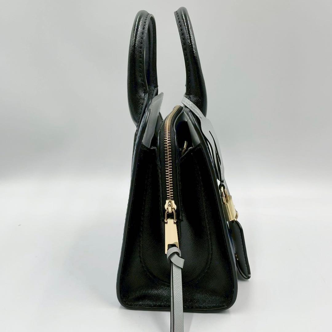 極美品　マークジェイコブス　リトルビッグショット　2wayハンドバッグ　ネイビー