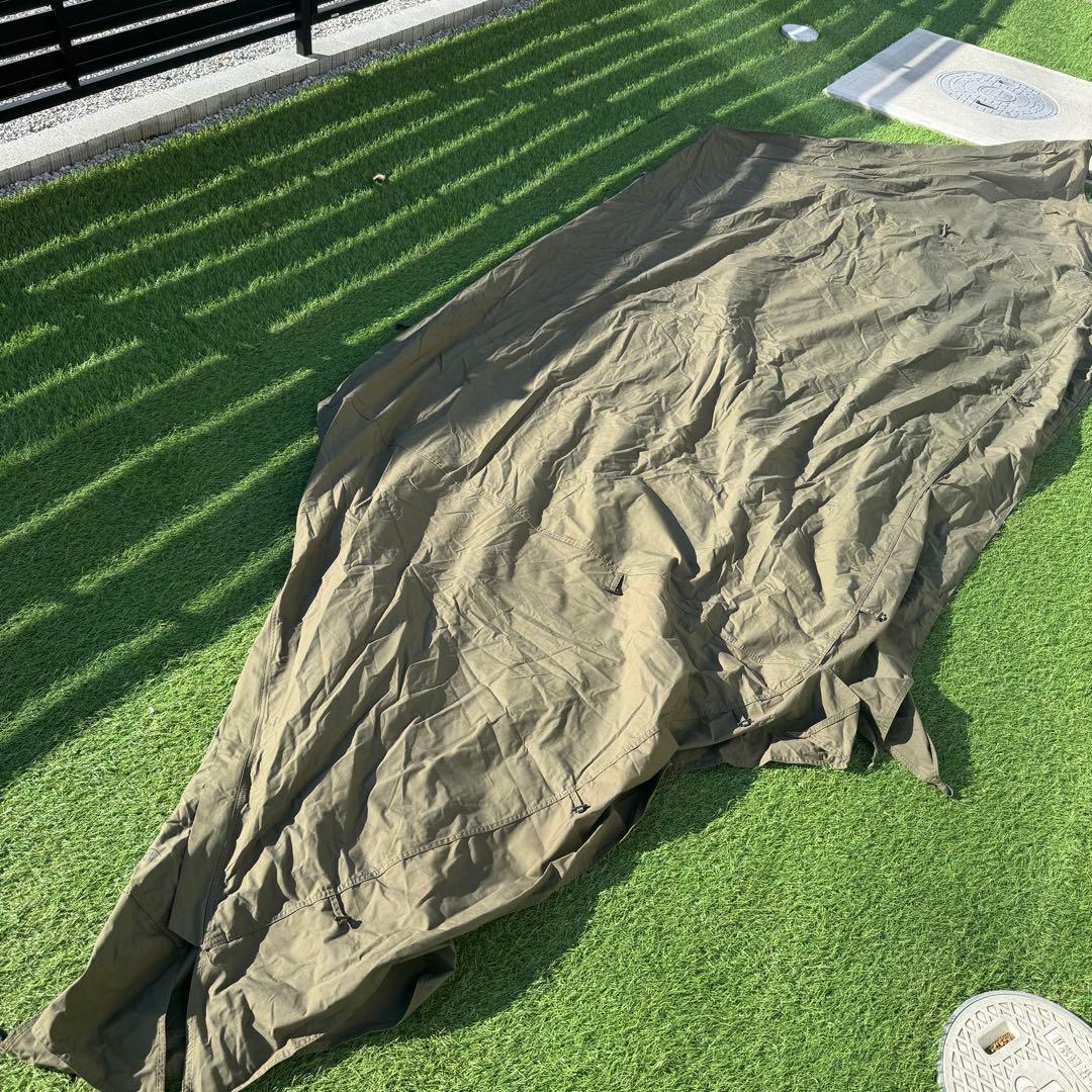 美品　バンドック ソロベースEX 二股ポール付き　カーキ