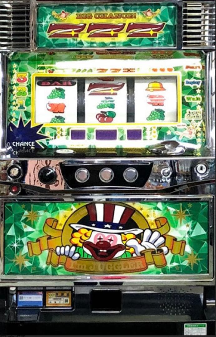 ウ*ー様 【送料込み】 アイムジャグラーEX クリスタルパネル 緑 実機