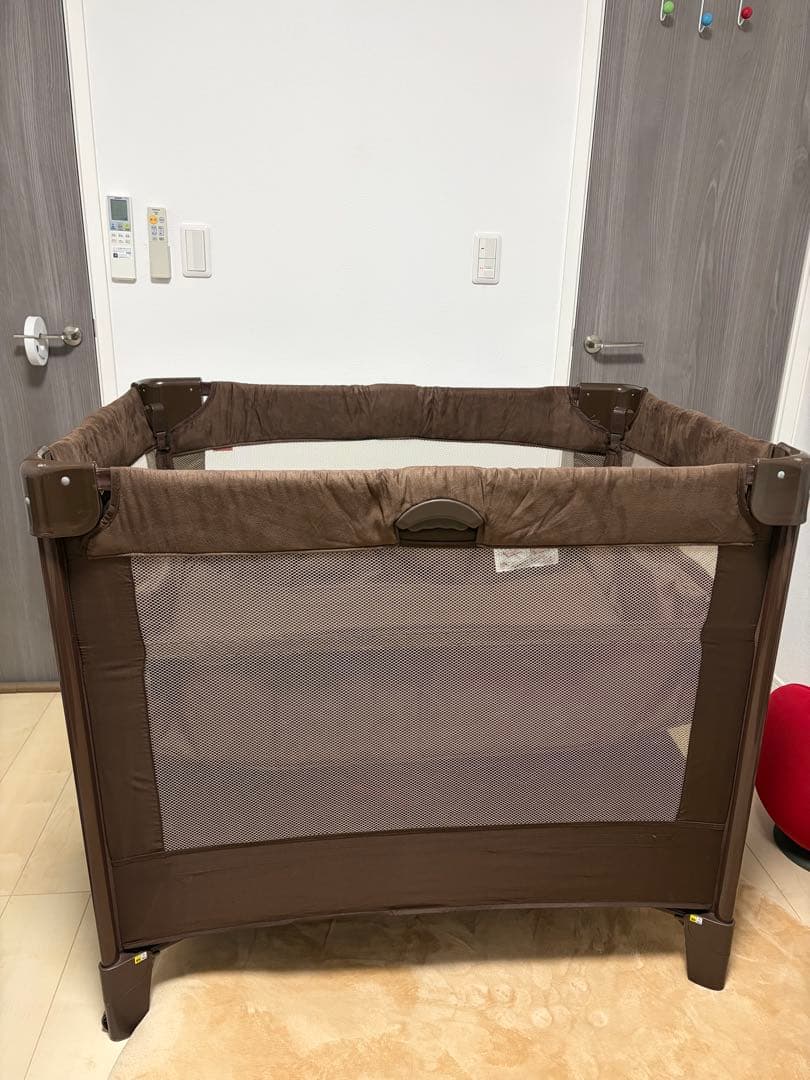 ココネルエアープラス　ブラウン　取り扱い説明書、持ち運びバッグ付