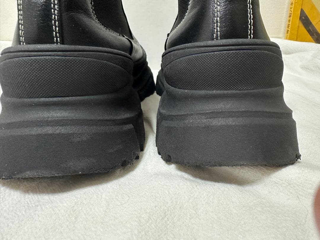 SOFIE D'HOORE レザー サイドゴアブーツ