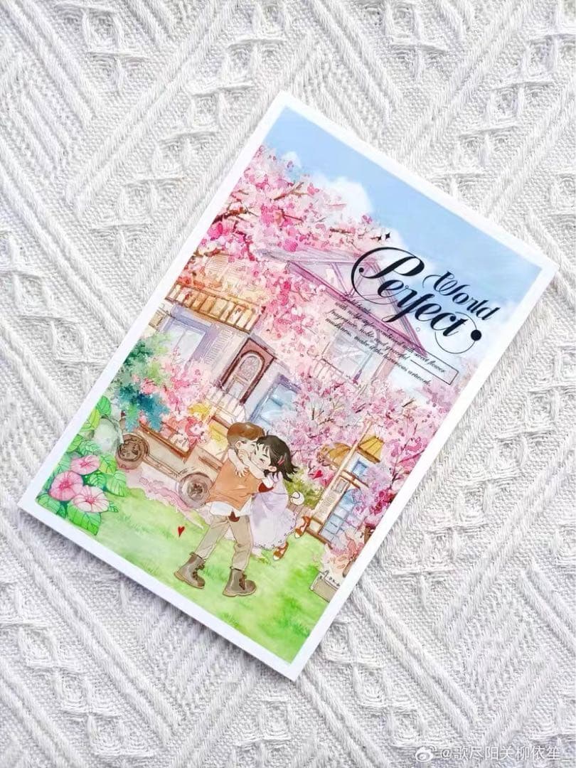 【9080】海外　マステ　5m巻　PETマスキングテープ　桜　木　戸建て　背景系