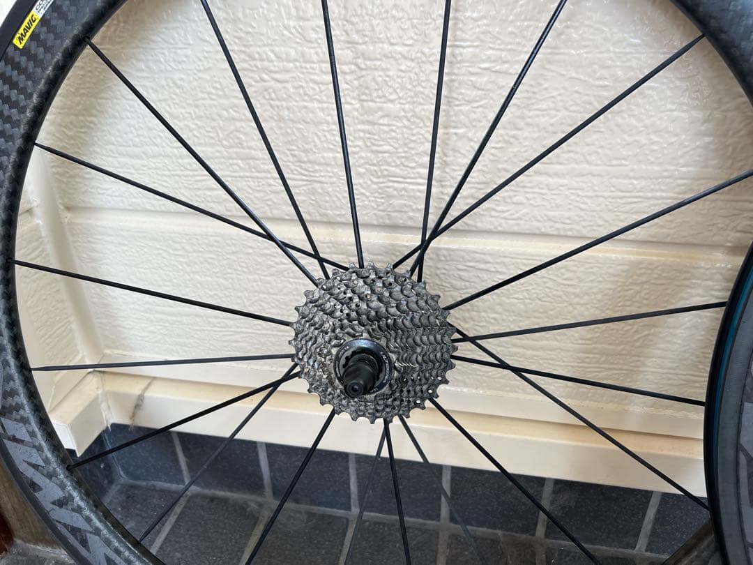 ジャンクMAVICCOSMICPROCARBONEXALITH貴重なスポーク付き